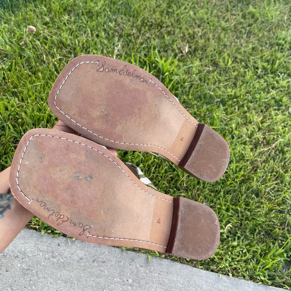 Sam Edelman Green and Brown Sandals - Picture 6 of 10